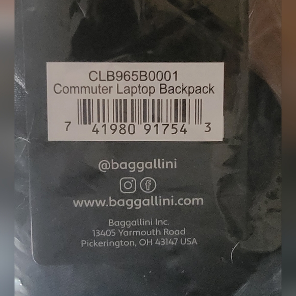 Baggallini Commuter Laptop Lightweight 15x11 Travel Backpack - Picture 5 of 16